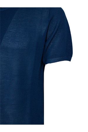 T-shirt in maglia misto cotone blu ROBERTO COLLINA | 261MYA1612114